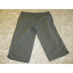 The North Face Capri Pants Size 10 Regular Lightweight Outdoor Wear Gray With Em